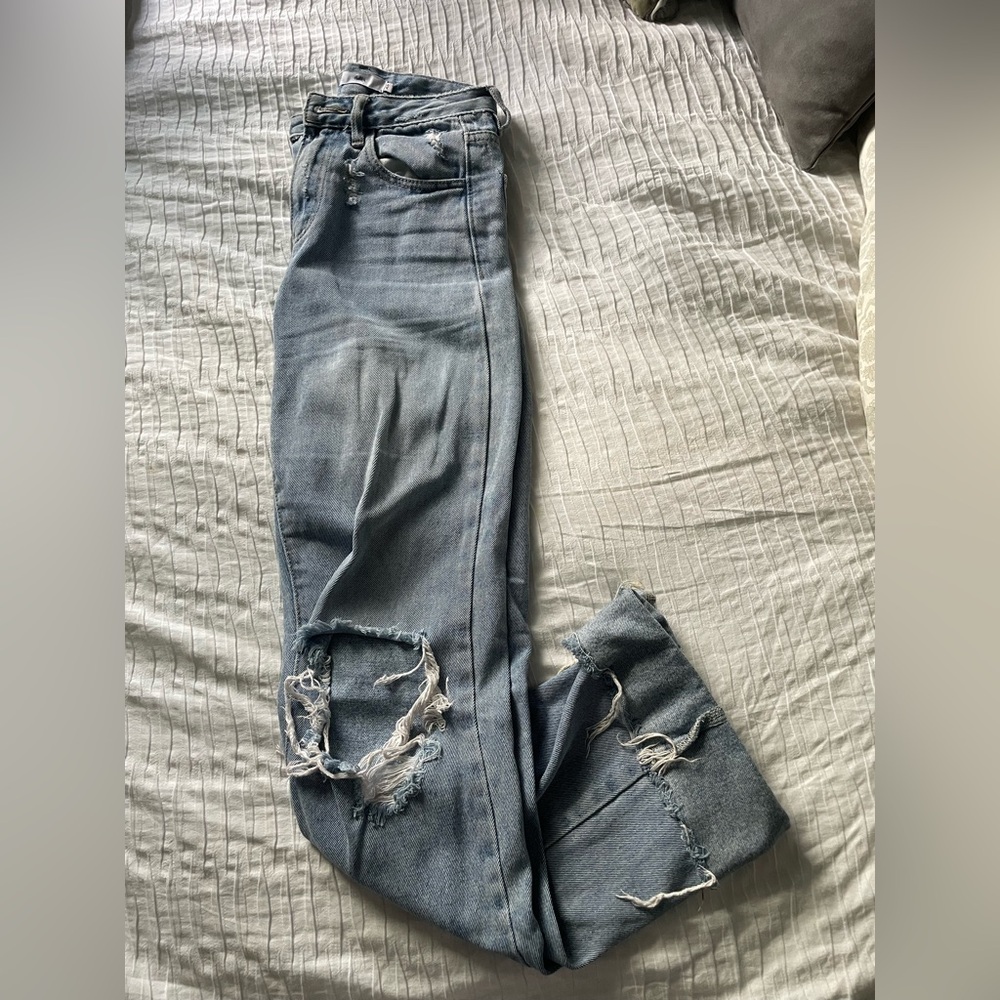 Adika straight leg Jean shorts